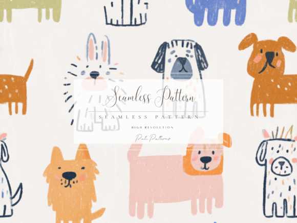 Bringing Joy to Your Projects with a Cute Puppies Seamless Pattern