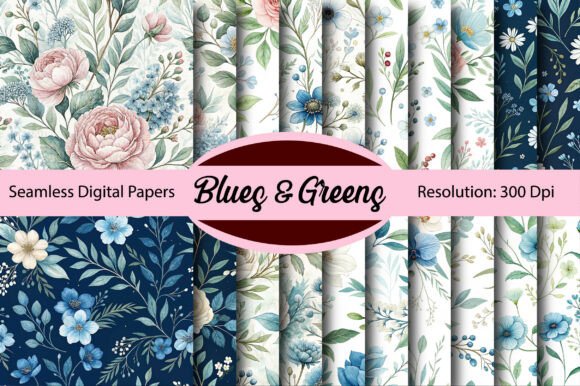 Choosing the Right Blues Greens Seamless Digital Paper for Professional and Creative Projects