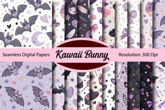 Integrating Kawaii Bunny Seamless Digital Paper into Professional Creative Workflows