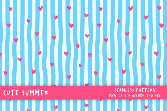 Maximizing Your Projects with a Cute Summer Blue Striped Background PNG