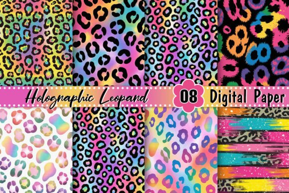 Unlocking Creative Potential with High-Resolution Holographic Leopard Digital Paper