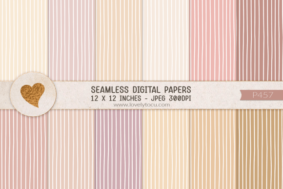 Unlocking Creative Potential with the Pastel Stripes Seamless Paper Pack